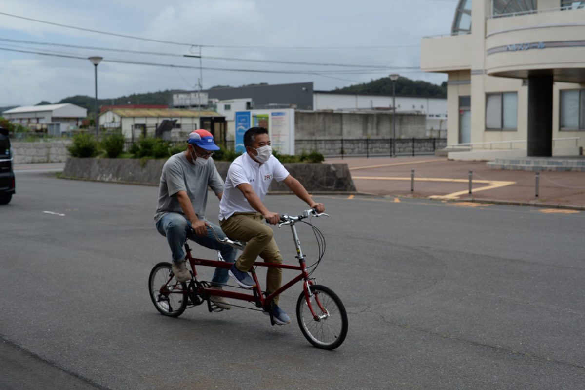 自転車は、いわきをもっと楽しくできる  いわきの「いごき」を伝える 